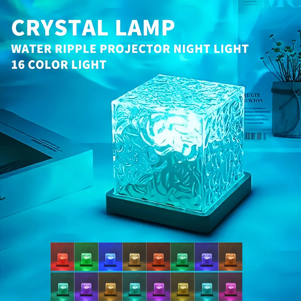 Lámpara LED Efecto Agua 16 Colores con Mando