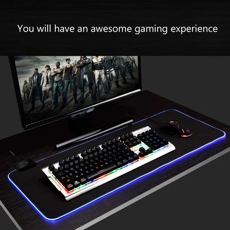 Alfombrilla Gaming RGB LED Impermeable