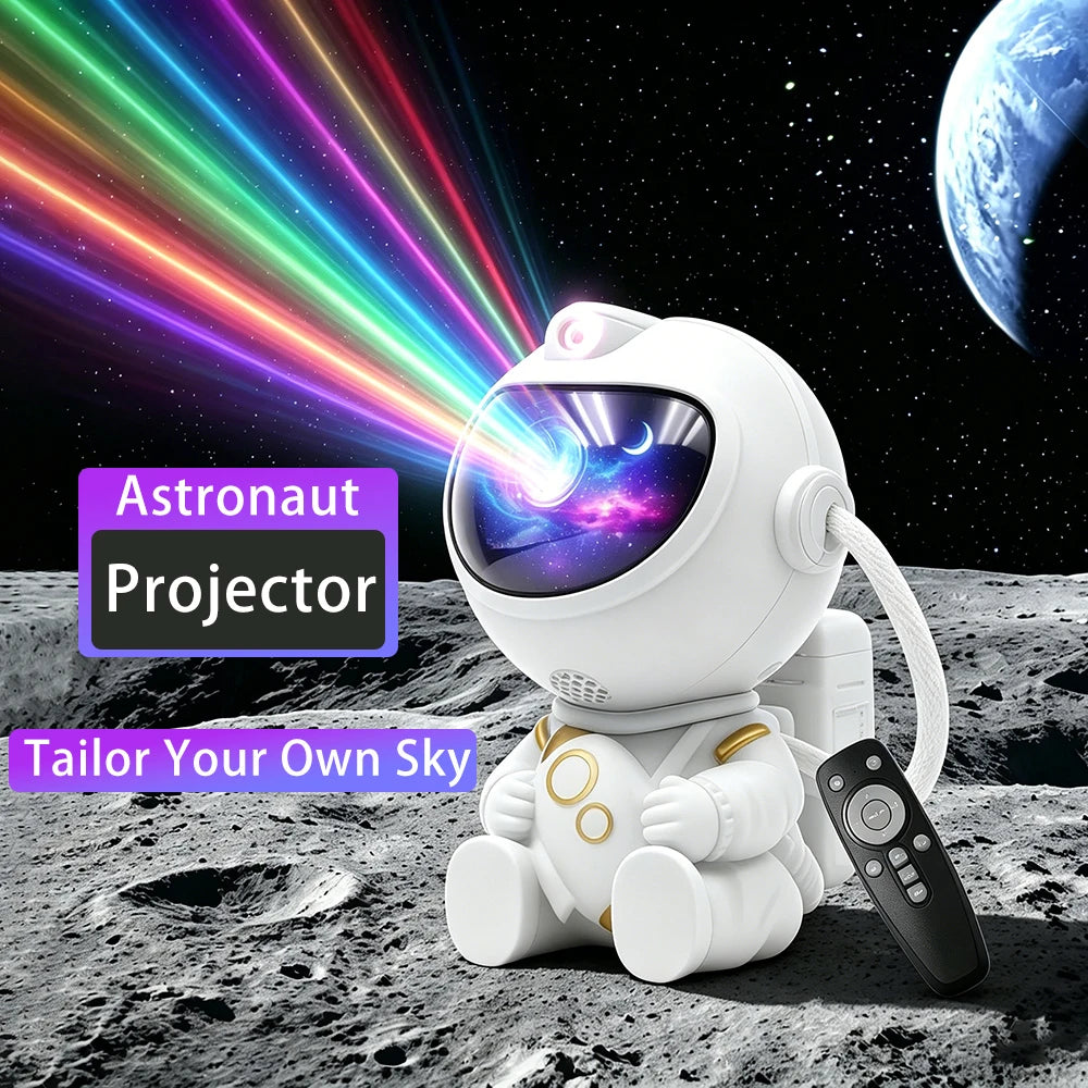 Proyector Astronauta LED Galaxia con Mando