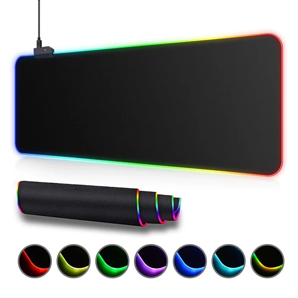 Alfombrilla Gaming RGB LED Impermeable