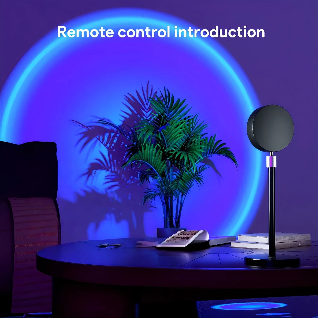 Lámpara Sunset LED 16 Colores con Mando