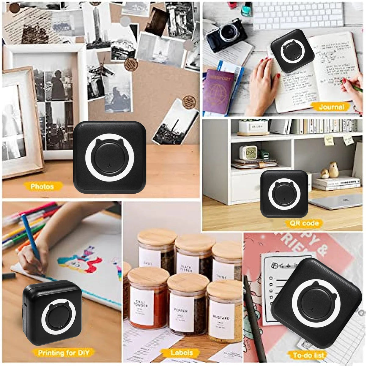 Mini Impresora Térmica Portátil Bluetooth (sin tinta)