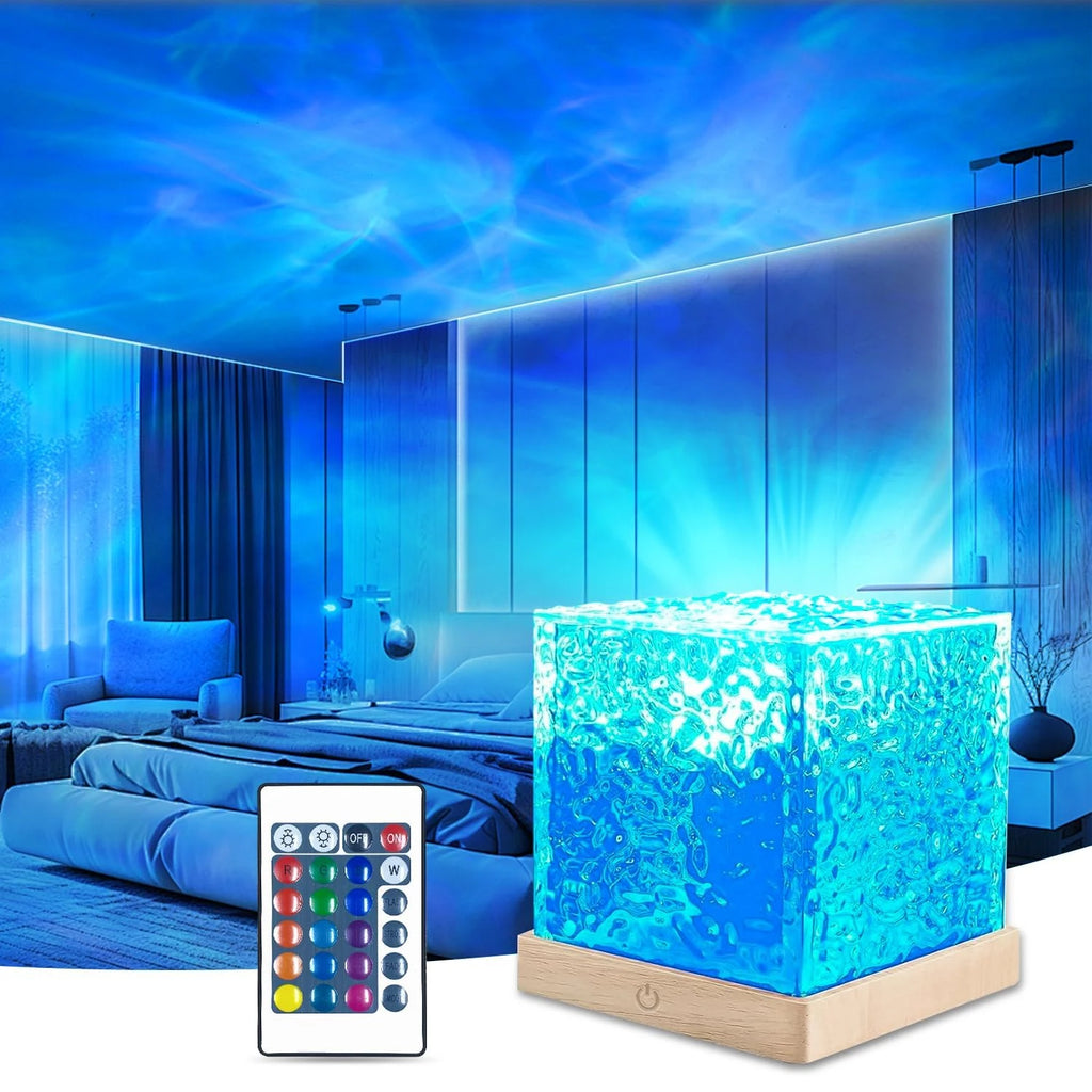 Lámpara LED Efecto Agua 16 Colores con Mando